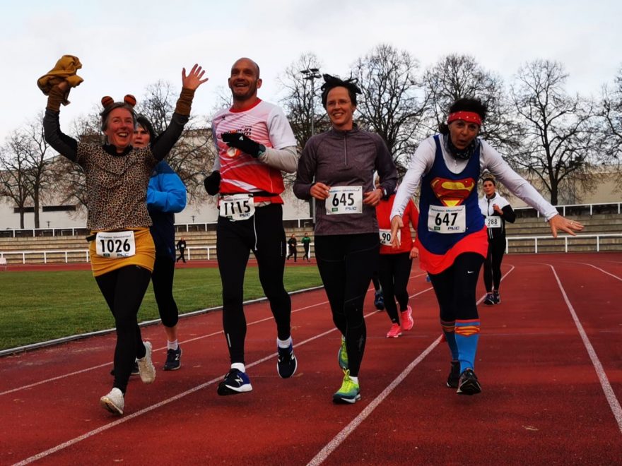 Im Ziel - Silvesterlauf